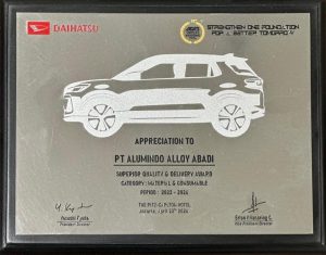 Pt Alumindo Award from Daihatsu